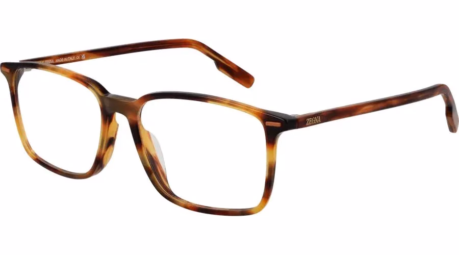 Ermenegildo Zegna Brown Acetate Glasses (Frames)