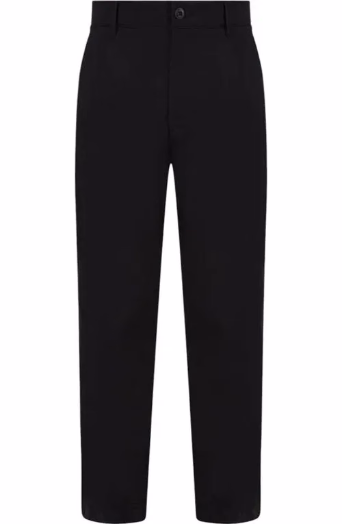 Calvin Klein Jeans Black Recycled Cotton Chino Pants