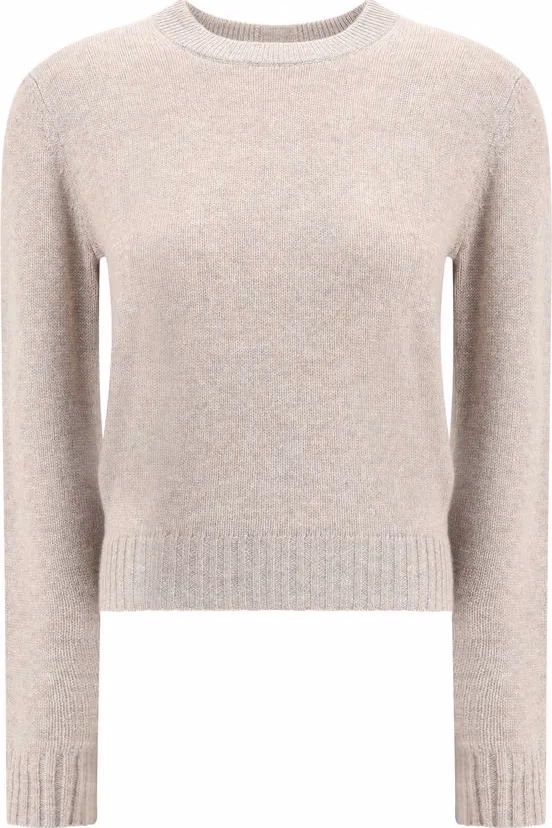 Allude Beige Cashmere Cashmere Sweater