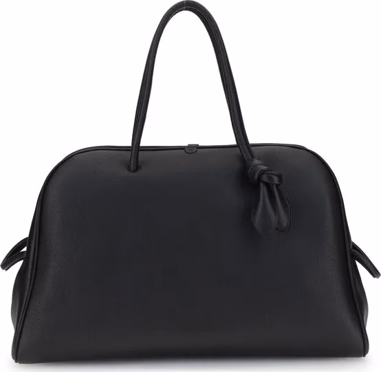Jacquemus Black Calf Leather Bos Taurus Handbag