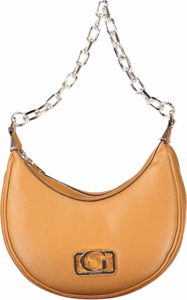 Guess Jeans Marrone Poliuretano Women Handbag