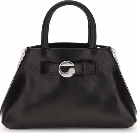Coperni Black Calf Leather Bos Taurus Shoulder Bag