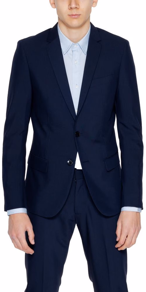 Antony Morato Blue Polyester Blazer