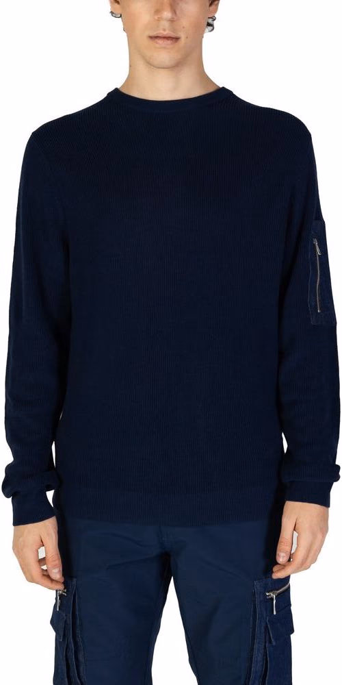 Antony Morato Blue Cotton Sweatshirt