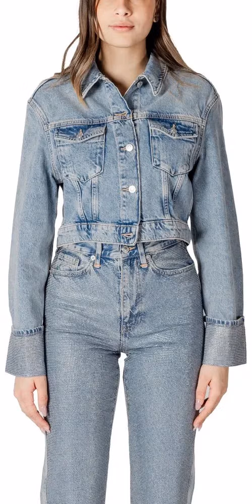 Only Light Blue Organic Cotton Denim Jacket