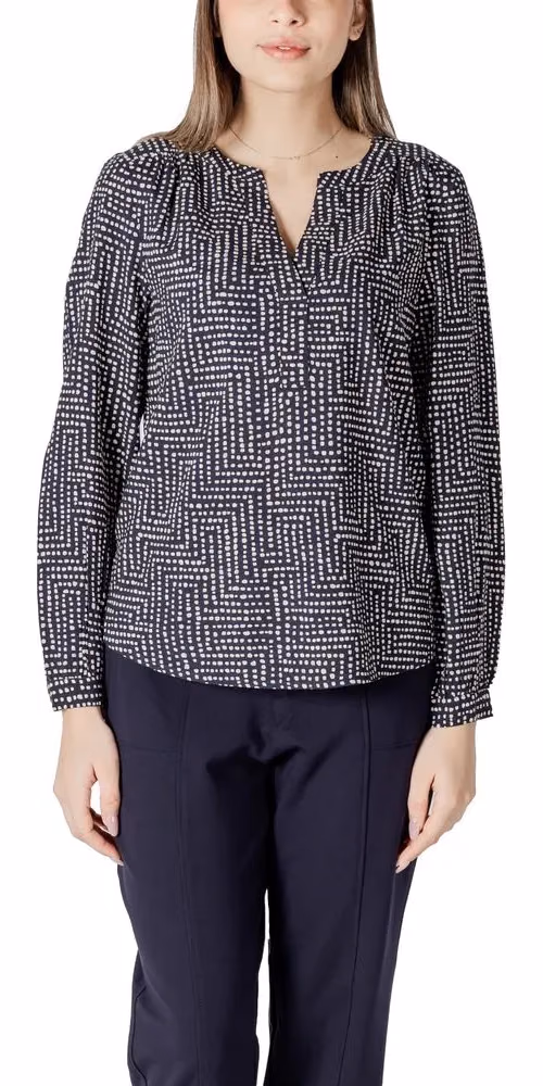 Street One Blue Viscose Blouse