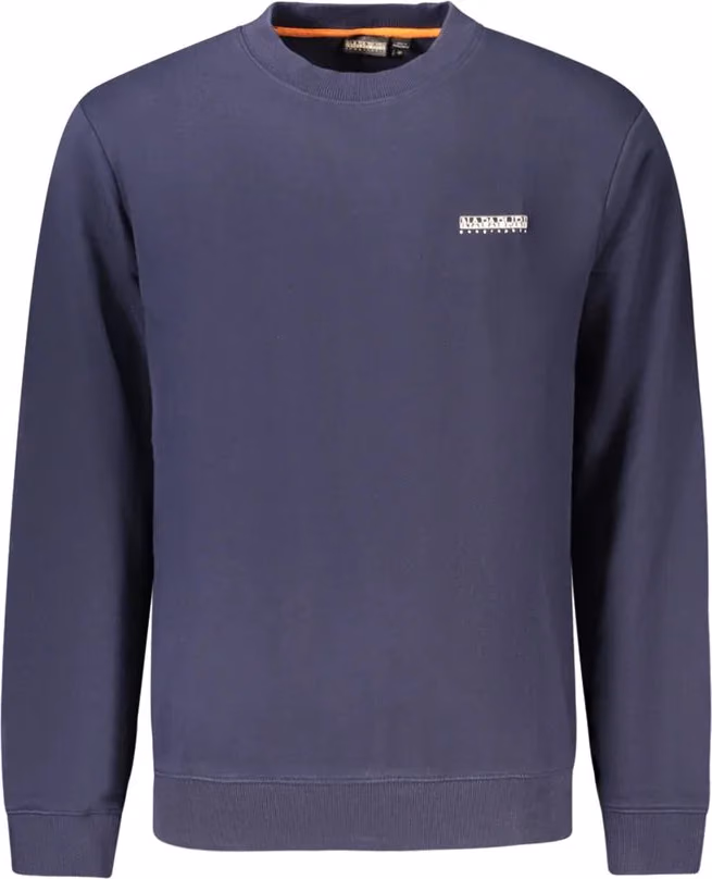 Napapijri Blue Cotton Men Sweatshirt