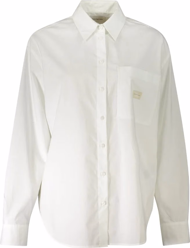 Calvin Klein Bianco Cotton Woman Shirt