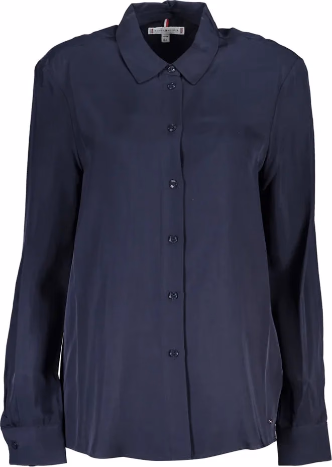 Tommy Hilfiger Blue Viscose Women Shirt
