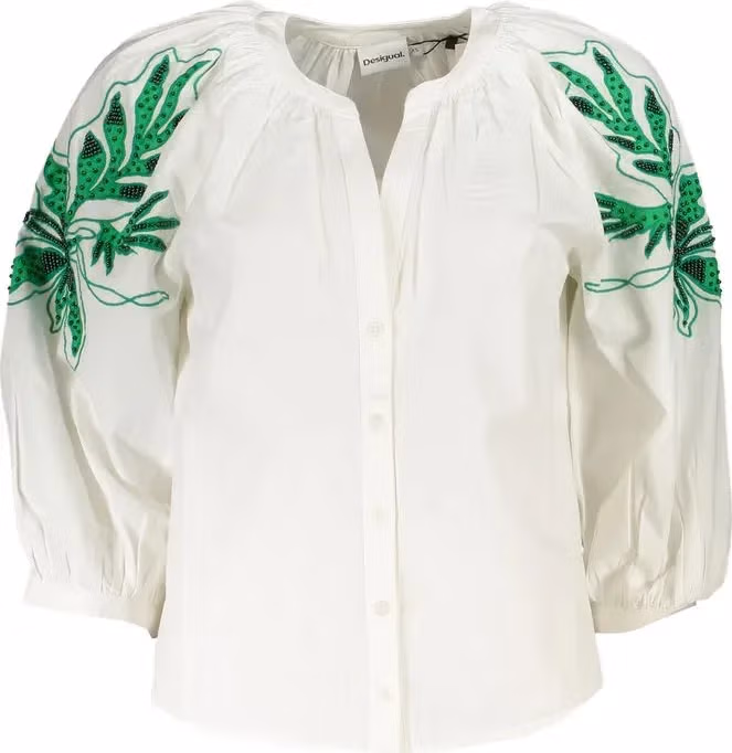 Desigual Bianco Polyester Women Shirt