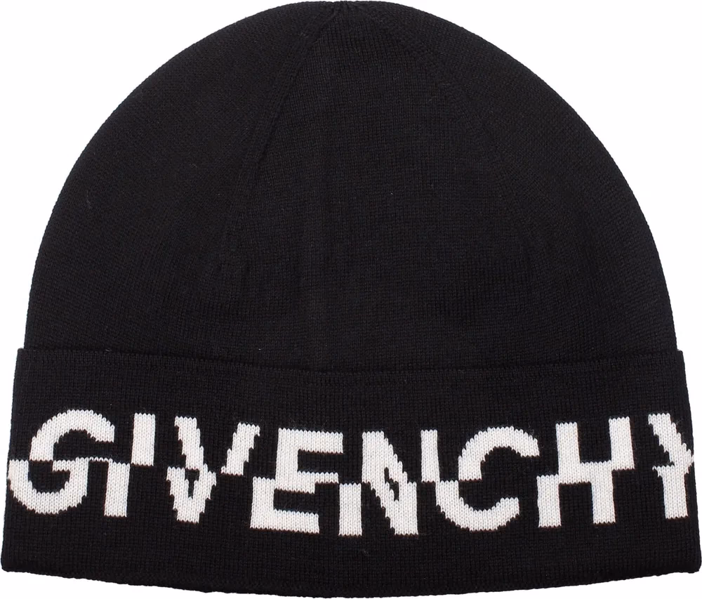 Givenchy Black Wool Beanie