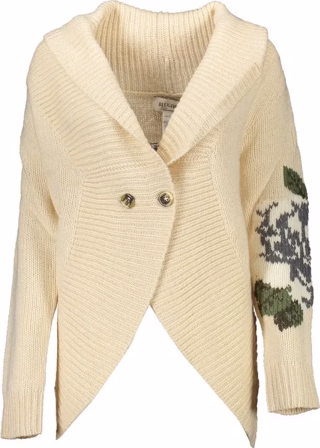 Blugirl Beige Acrylic Women Cardigan