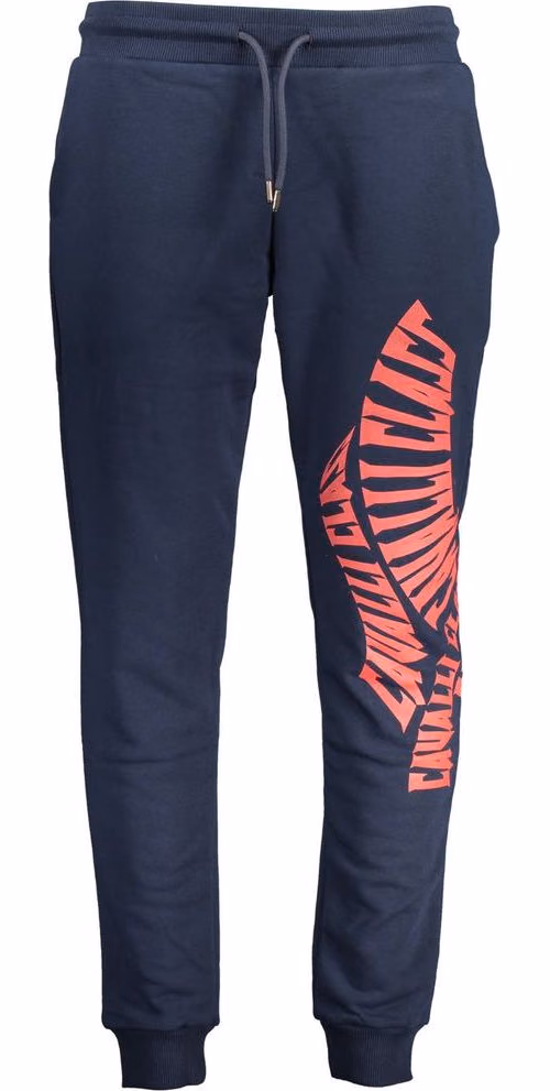 Cavalli Class Blue Cotton Men's Sweatpants