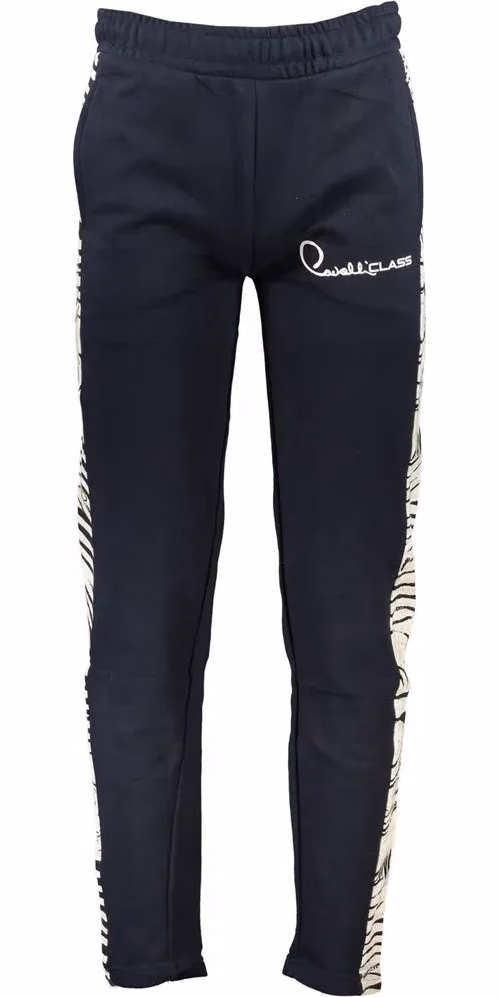 Cavalli Class Blu Cotton Men's Sweatpants