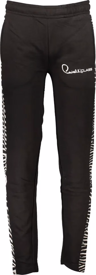 Cavalli Class Black Cotton Men's Sweatpants