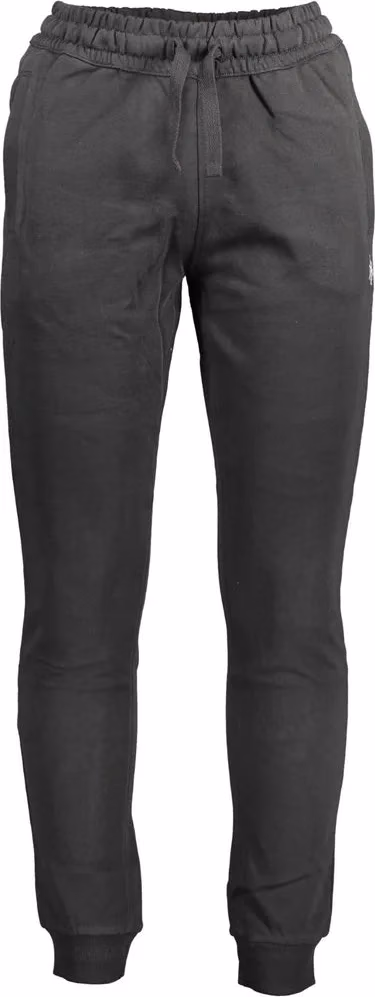 U.S. POLO ASSN. Black Cotton Mens Trousers