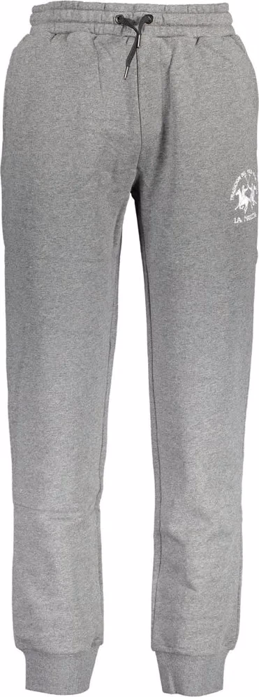 La Martina Gray Cotton Men's Sweatpants