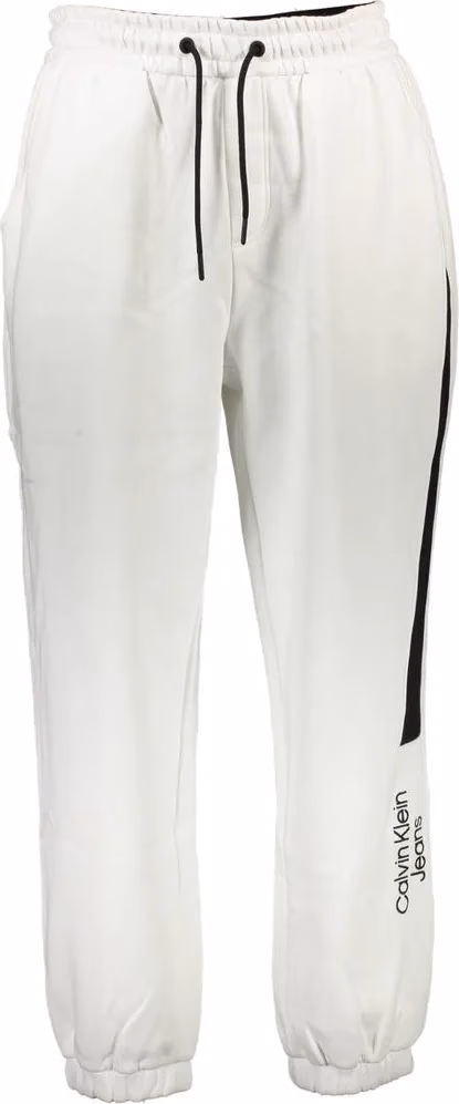 Calvin Klein White Cotton Men's Sweatpant