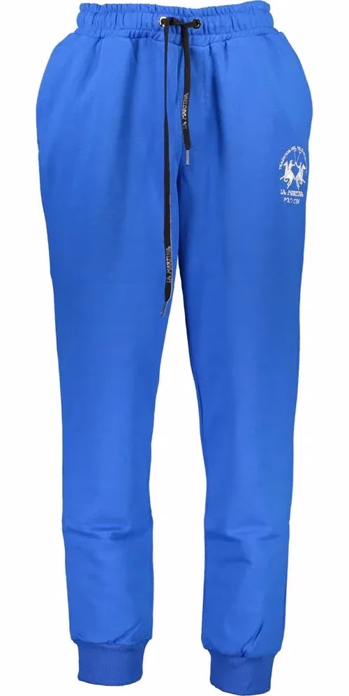 La Martina Blue Cotton Men's Sweatpant