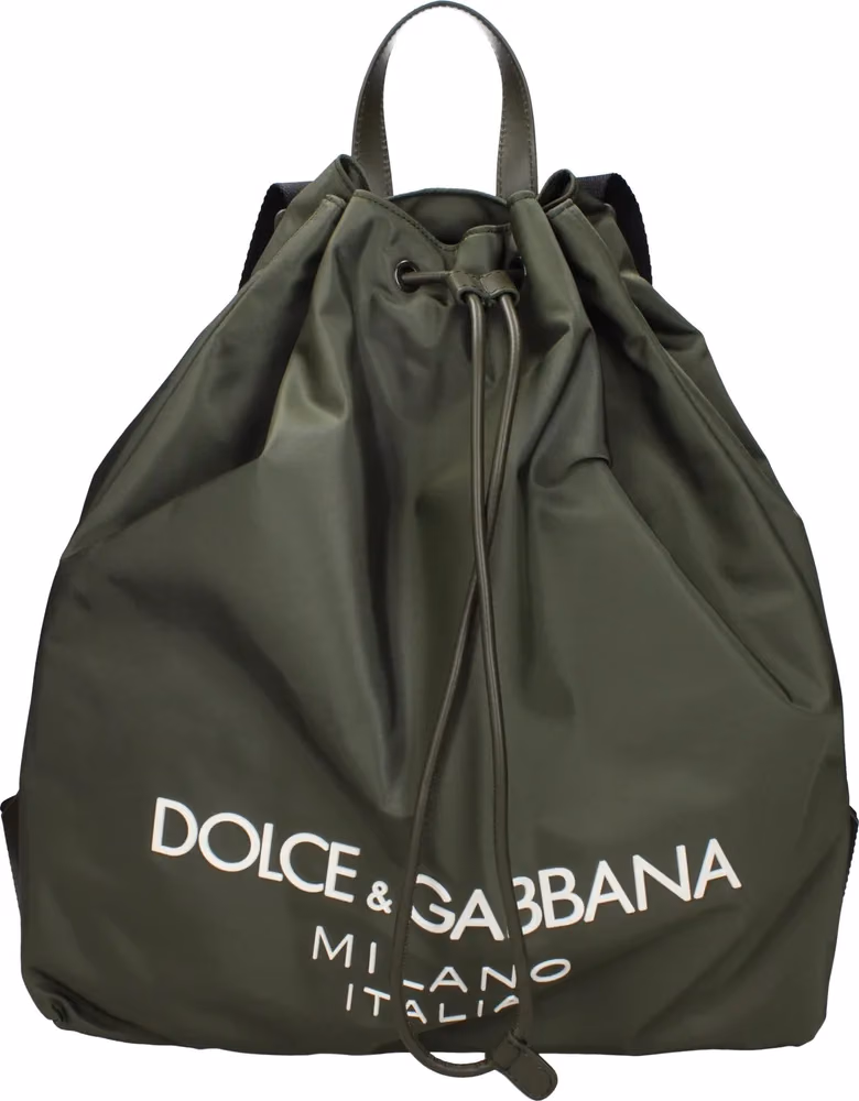 Dolce & Gabbana Green Nylon Backpack