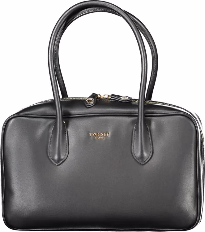 Twinset Nero Poliuretano Women Handbag