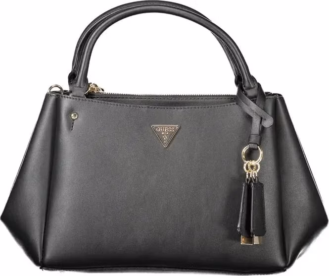 Guess Jeans Nero Poliuretano Women Handbag