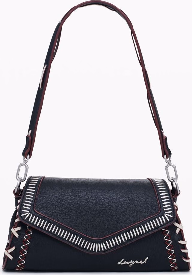 Desigual Nero Poliuretano Donna Borsa