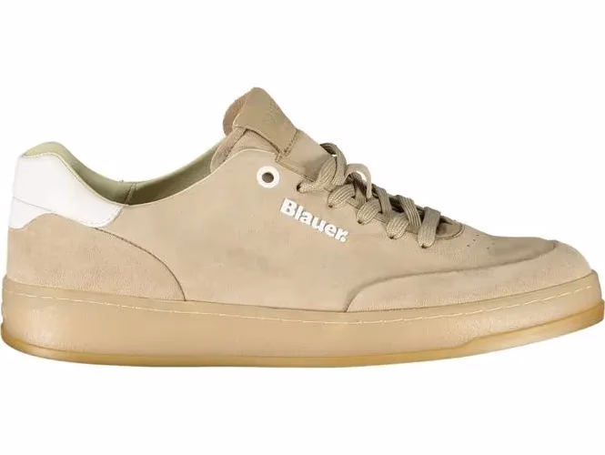 Blauer Beige Leather Men's Sneaker