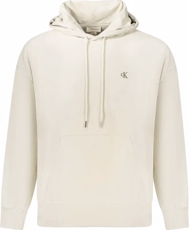 Calvin Klein Beige Cotton Men's Hoodie