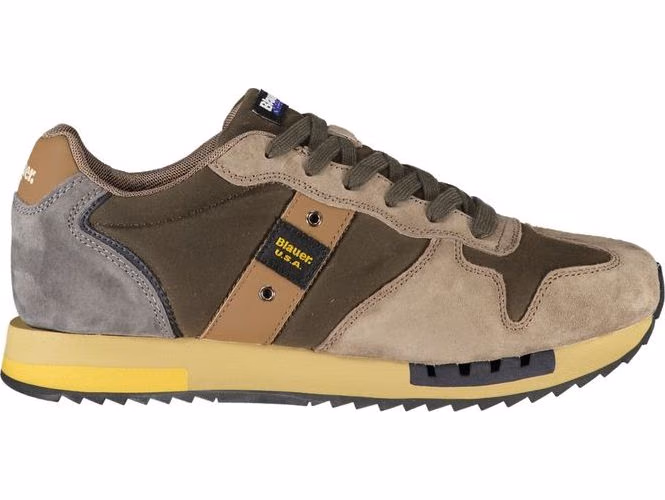 Blauer Green Leather Men Sneaker
