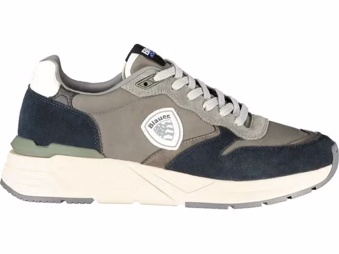 Blauer Grigio Polyurethane Men Sneaker