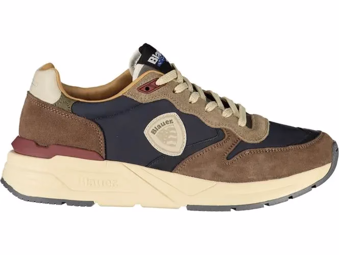 Blauer Blue Polyurethane Men Sneaker