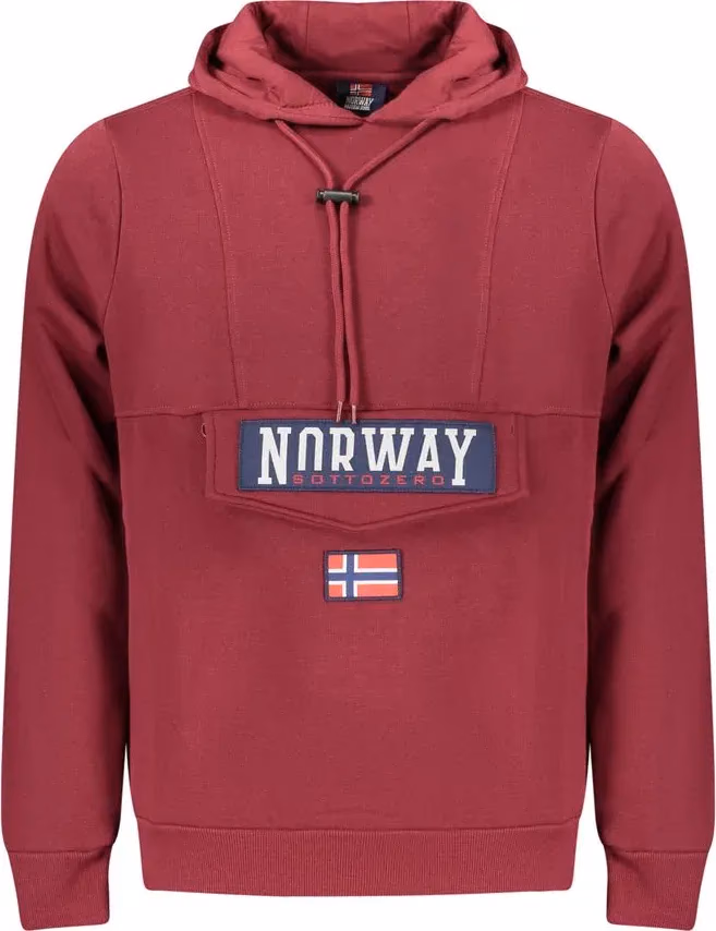 Norway 1963 Viola Cotton Men's Hooded Sweatshirt