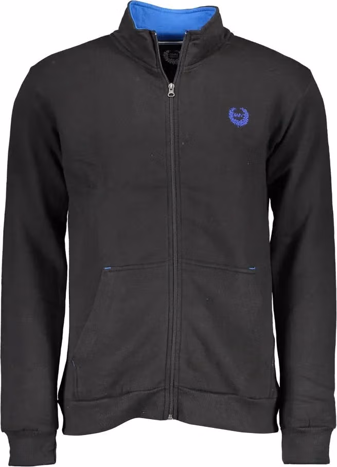 Gianmarco Venturi Black Polyester Men's Sweatshirt