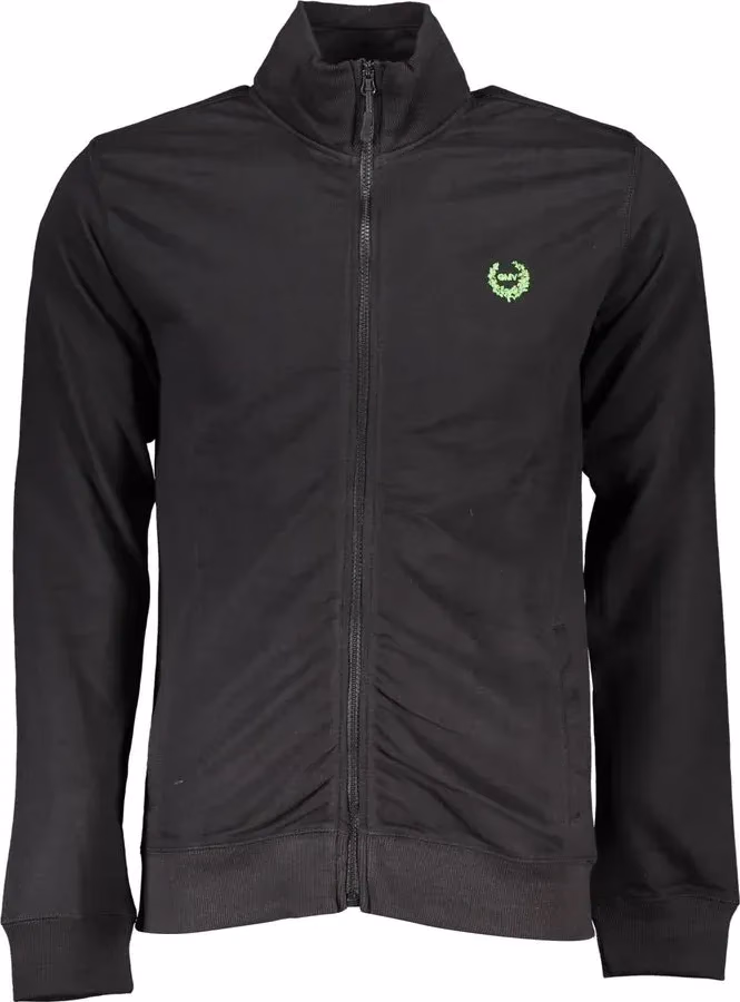 Gianmarco Venturi Black Cotton Men's Sweatshirt