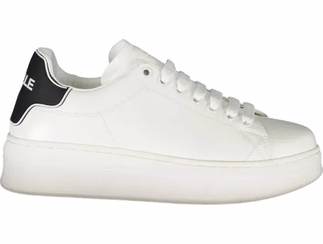 Gaelle Paris Bianco Poliuretano Women Sneaker