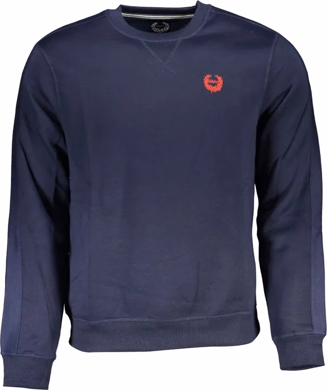 Gianmarco Venturi Blue Polyester Men's Sweatshirt