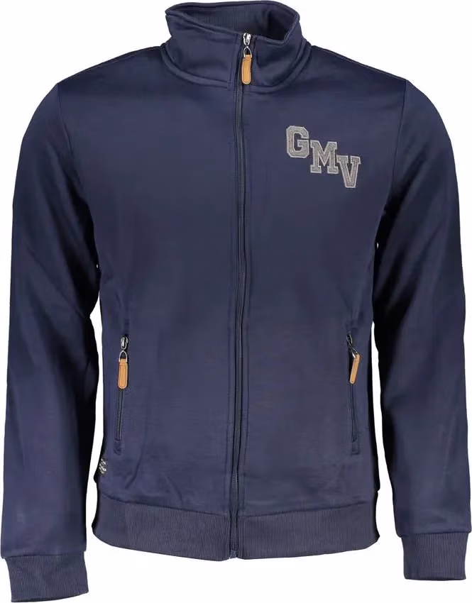 Gianmarco Venturi Blue Polyester Men's Sweatshirt