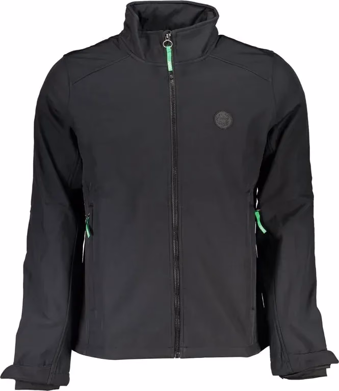 Gianmarco Venturi Black Polyester Men's Jacket
