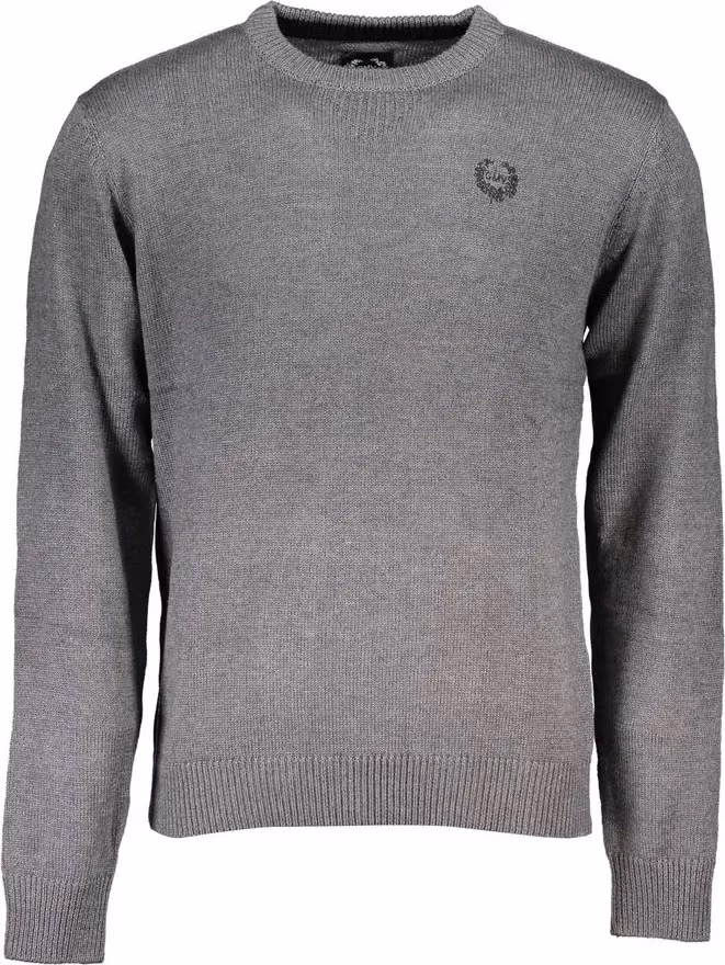 Gianmarco Venturi Grigio Cotton Men's Sweater