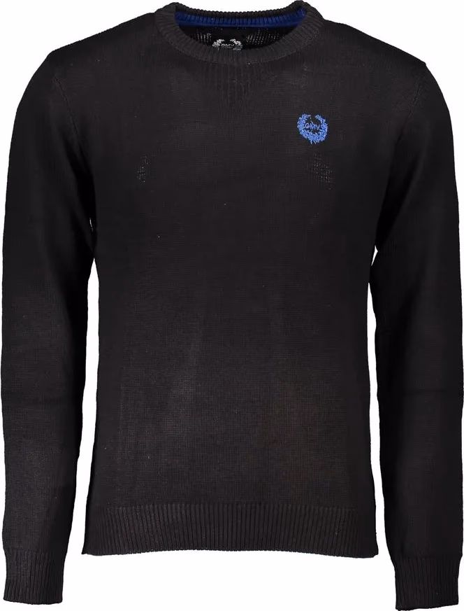 Gianmarco Venturi Black Cotton Men's Sweater