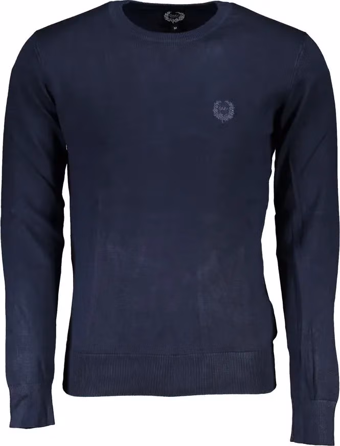 Gianmarco Venturi Blue Viscose Men's Sweater