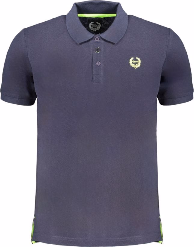 Gianmarco Venturi Blue Cotton Men's Polo Shirt