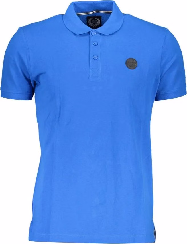 Gianmarco Venturi Blu Cotton Men Polo