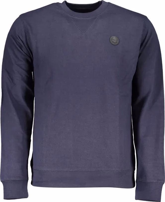 Gianmarco Venturi Blue Cotton Men Sweatshirt