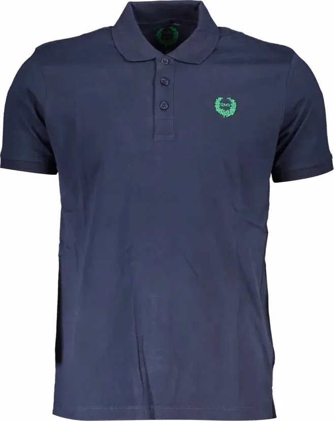 Gianmarco Venturi Blu Cotton Men Polo