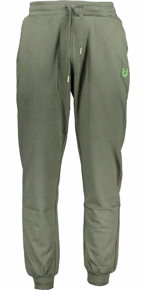 Gianmarco Venturi Verde Cotton Men's Track Pant