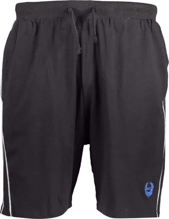 Gianmarco Venturi Black Cotton Men's Sweatpant