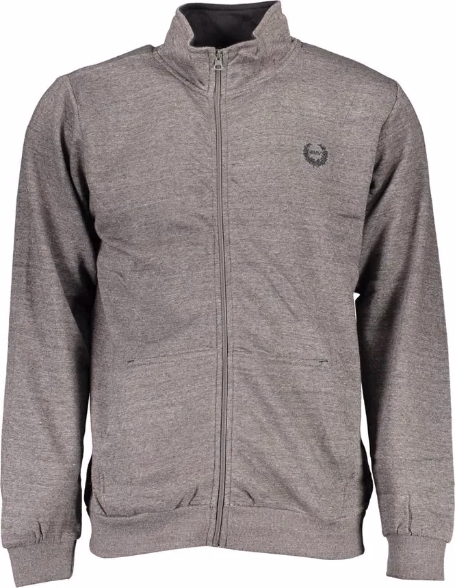 Gianmarco Venturi Gray Polyester Men's Sweatshirt
