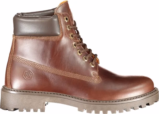 Lumberjack Marrone Pelle Mens Sneaker Boot